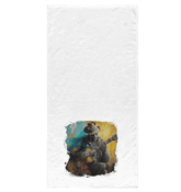 He's A Six String Wizard Bath Towel - Beyond T-shirts